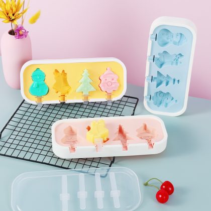 Kawaii Cartoon Silicone Ice Cream Mold